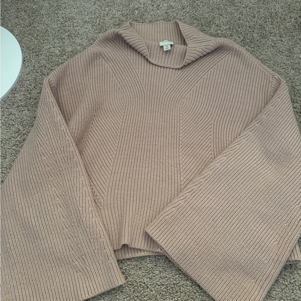Maeve Cowl Neck Sweater - Taupe